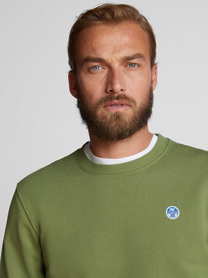 North Sails Sweatshirt in Grün günstig kaufen