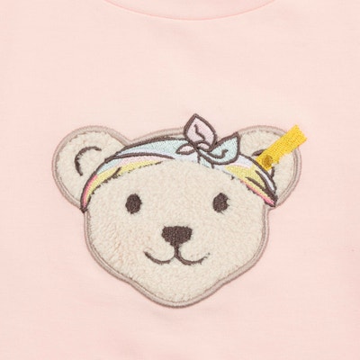 T-Shirt langarm, rosa für Mädchen