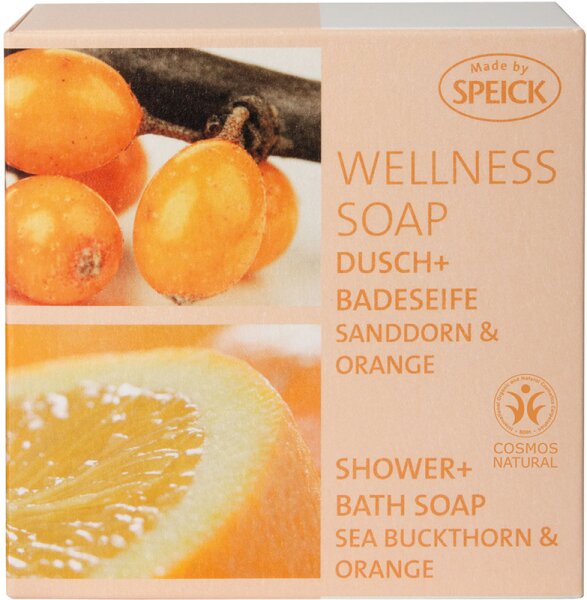 Speick Naturkosmetik Made by Speick Wellness Soap Sanddorn & Orange Stückseife