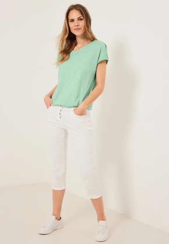 CECIL T-Shirt in gewaschener Optik