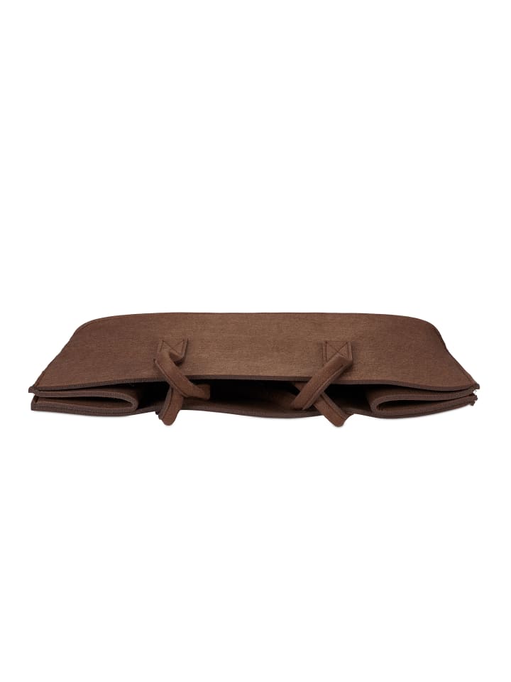 relaxdays 2x Kaminholztasche in Braun günstig kaufen onesize