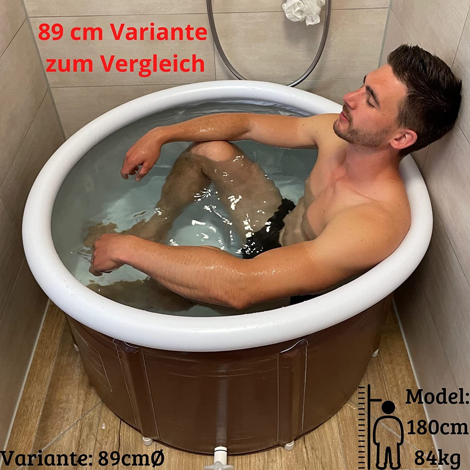Bath Bob Badewanne faltbare Badewanne Erwachsene Kinder Passt in Dusche