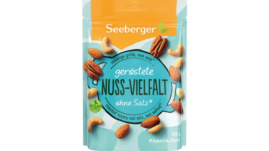 Seeberger Geröstete Nuss-Vielfalt ohne Salz 150 g