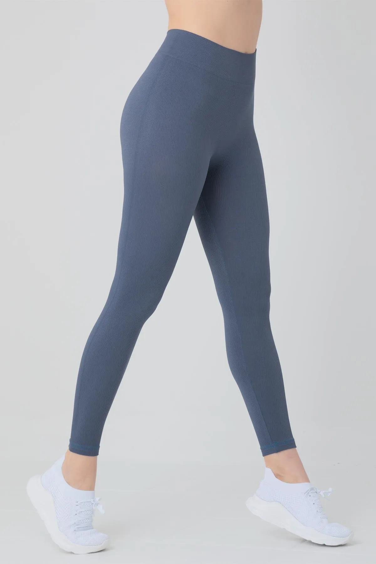 Doremi  Nahtlose gestrickte Leggings mit hoher Taille