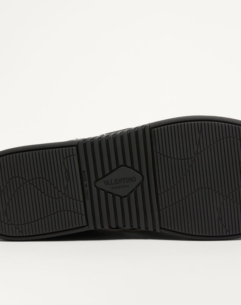 Baskets basses Vl7N en cuir de veau et rubans