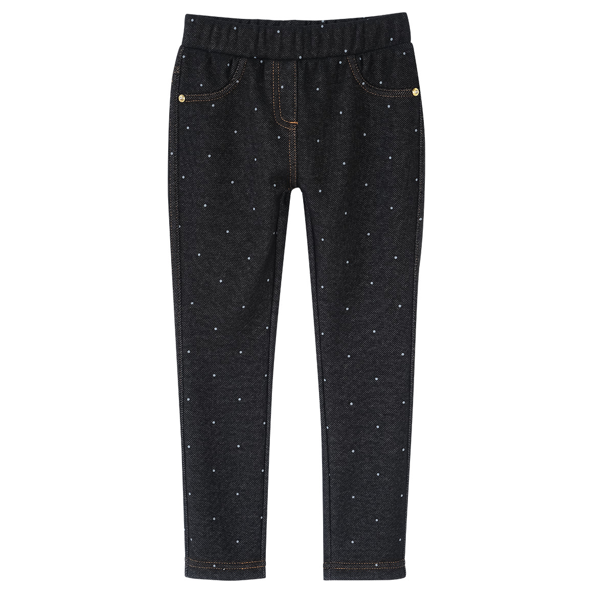 Mädchen Thermo-Jeggings mit Pünktchen-Print