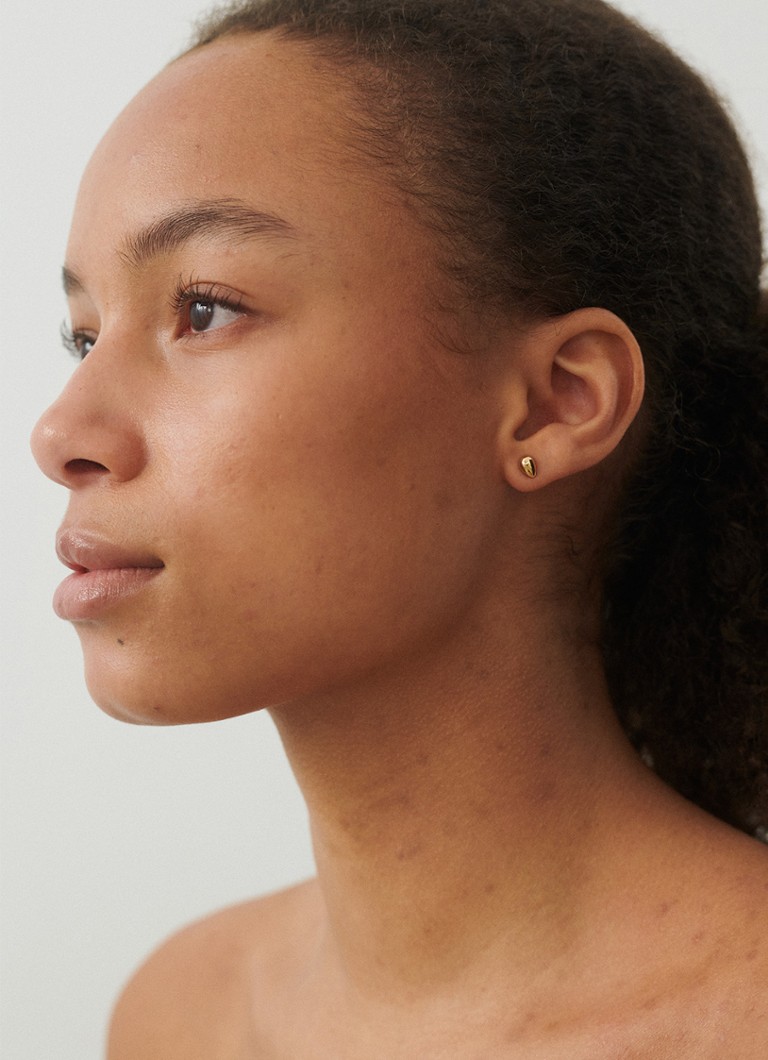 Boucles d'oreilles puces en argent Pernille Corydon Rain