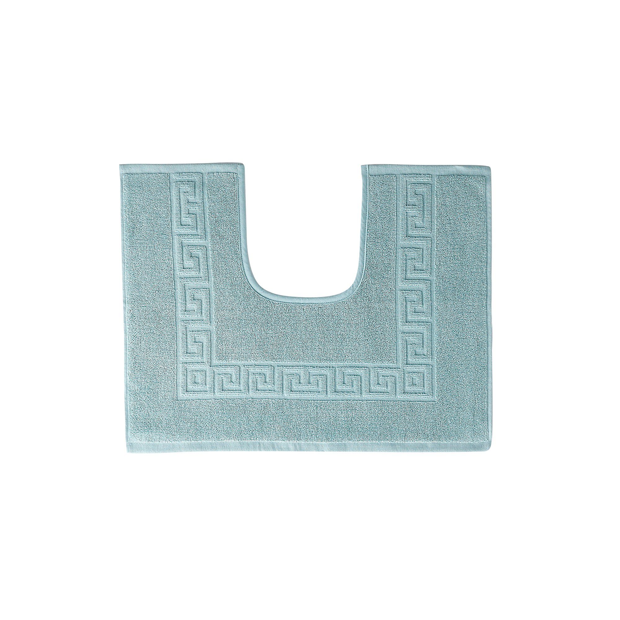 Tapis de bain éponge liteau motif frise grecque