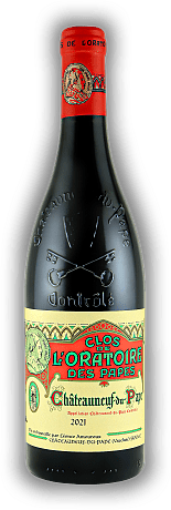 Clos de L'Oratoire des Papes, Chateauneuf du Pape, AOC, 2021, Cotes du Rhone rouge  Clos de L'Oratoire des Papes, Chateauneuf du Pape, AOC, 2021, Cotes du Rhone rouge   Jahrgang 2021 - 0,75	 Liter - Vol 14,5%