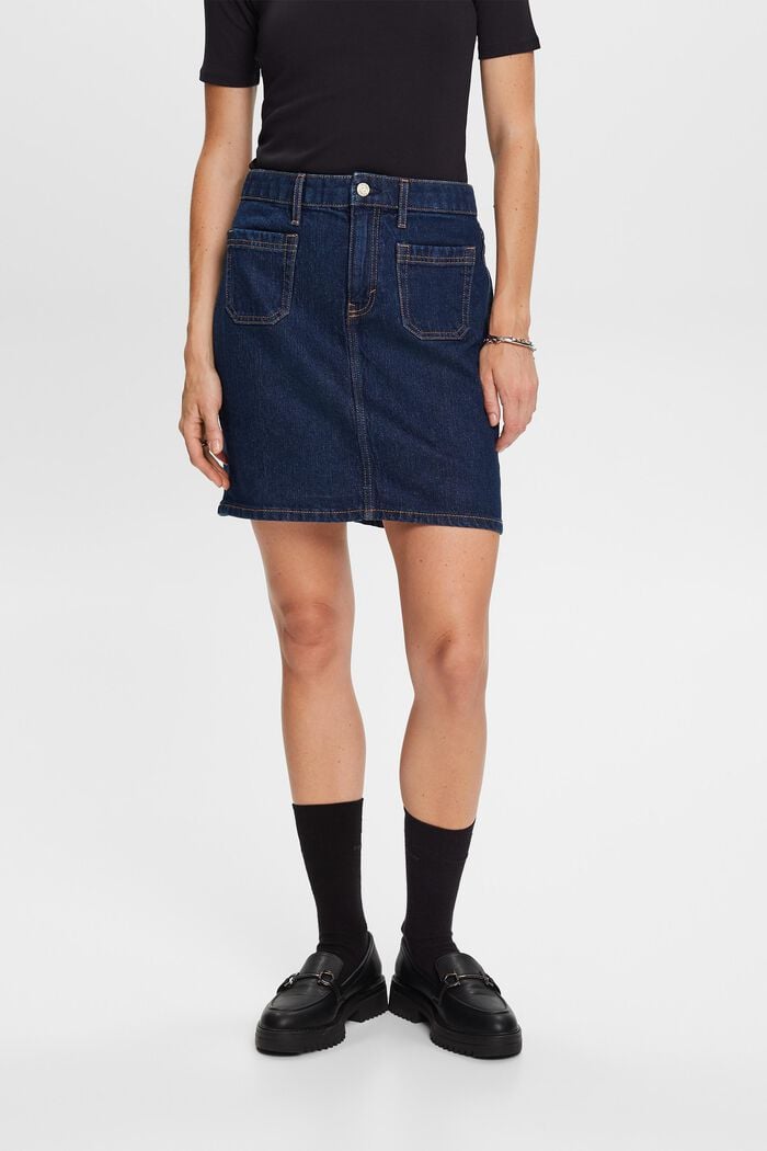Recycelt: Jeans-Minirock