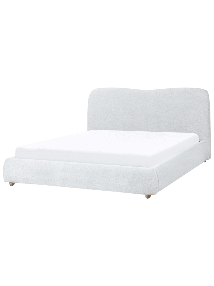 Beliani Doppelbett BLAGNAC in Grau - (W) 180 x (H) 98 x (L) 228 cm günstig kaufen onesize