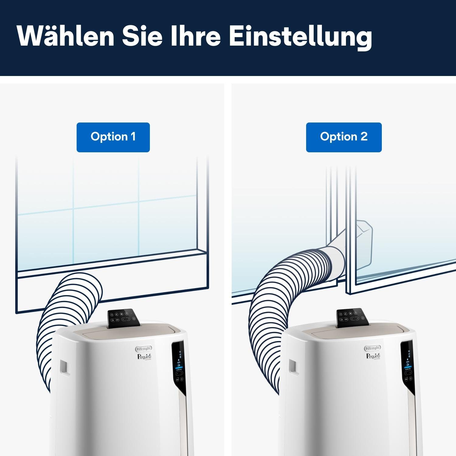 De'Longhi Klimagerät PAC EL112 CST WIFI, für Räume bis 44 m²
