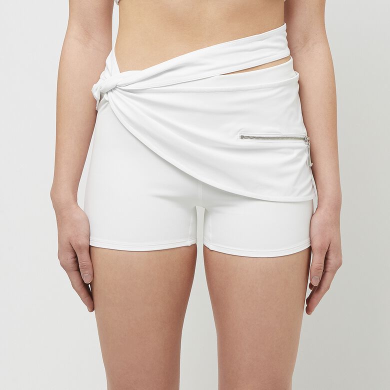NIKE x Jacquemus Layered Shorts white/white