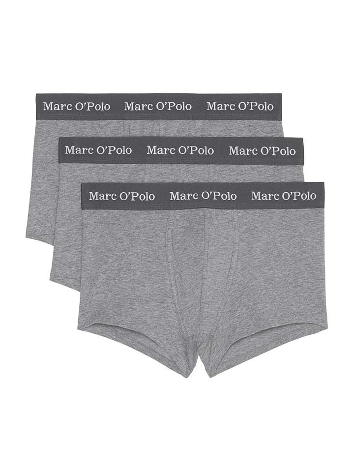 Marc O´Polo 3er-Set: Boxershorts in Grau günstig kaufen