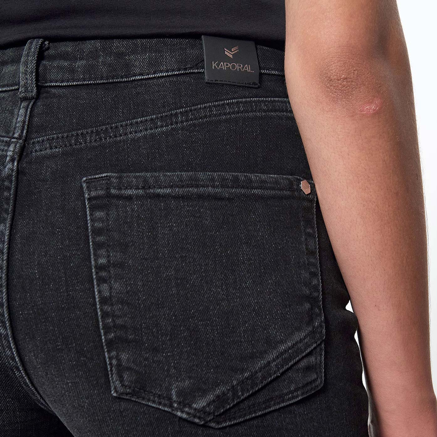 SLAN   Jean straight noir Femme