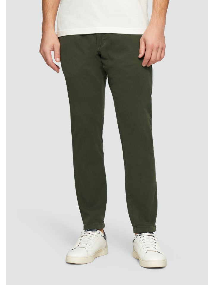 s.Oliver Hose lang in Olive günstig kaufen