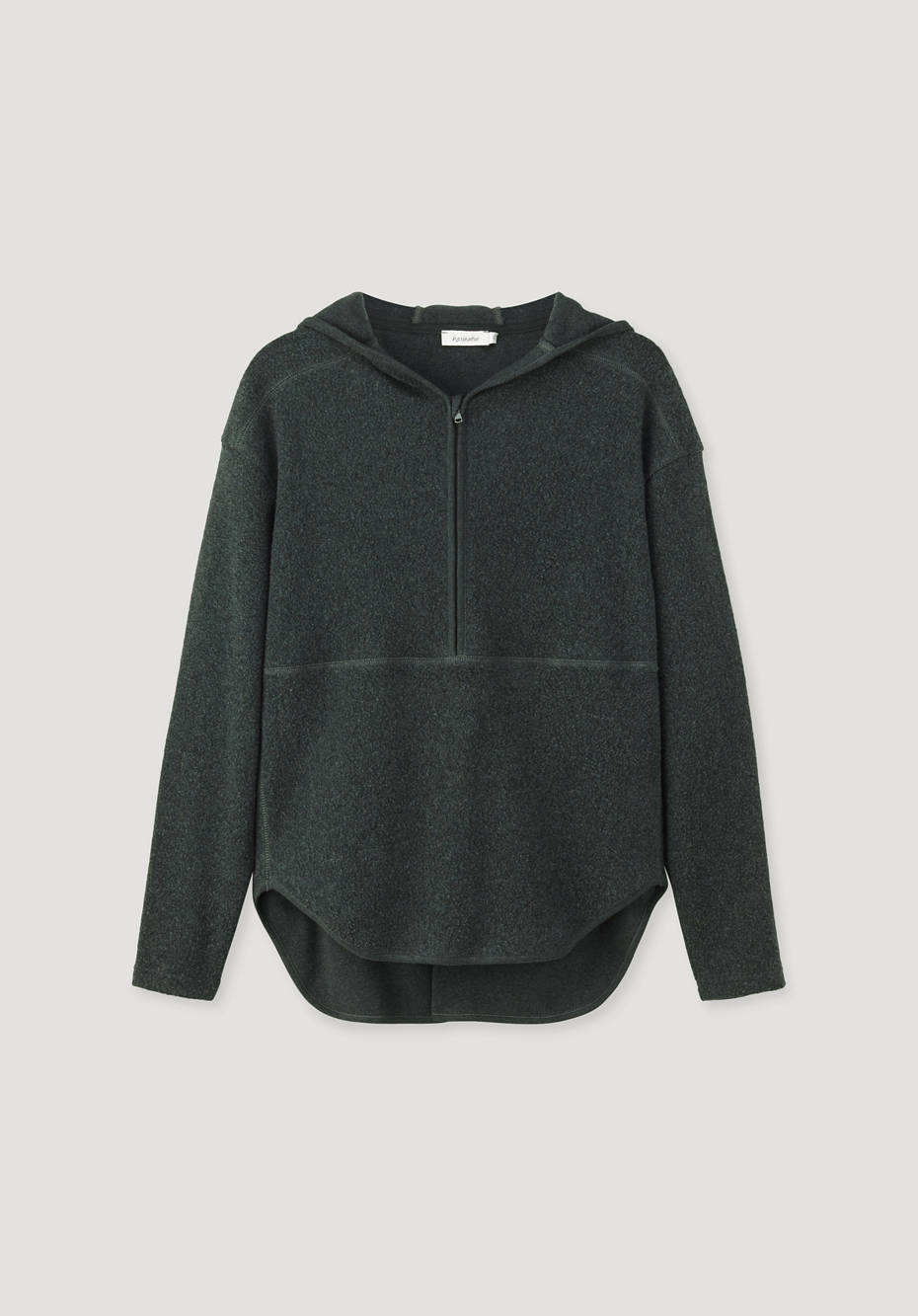 Fleece-Hoodie aus reiner Bio-Baumwolle