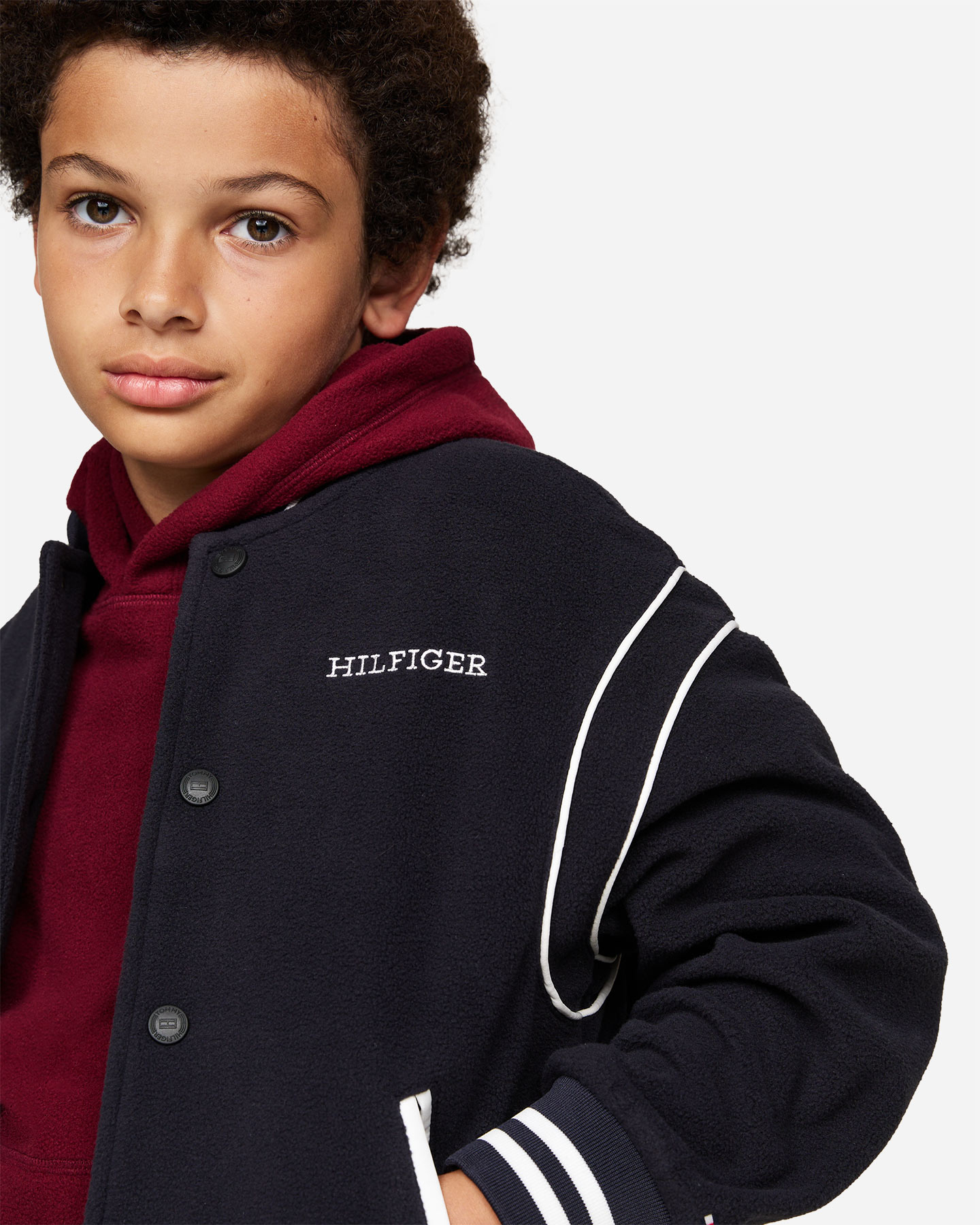 Dámske šľapky Giubbotto Tommy Hilfiger Polar Fl Varsity Jr KS0KS00603-DW5