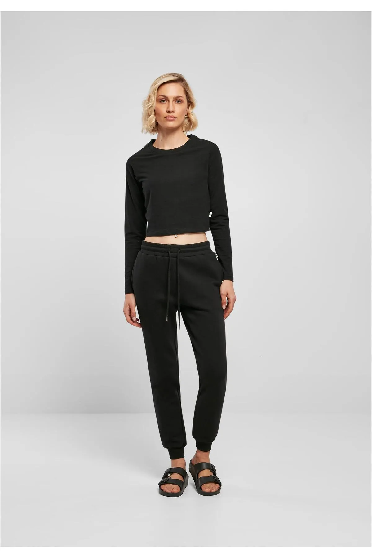 Urban Classics  Damen Ladies Organic Cotton Slim Sweatpants