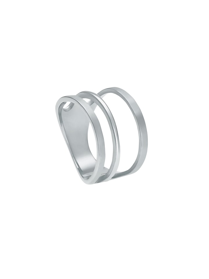 Steel_Art Fingerring Maddox silberfarben in silberfarben matt günstig kaufen