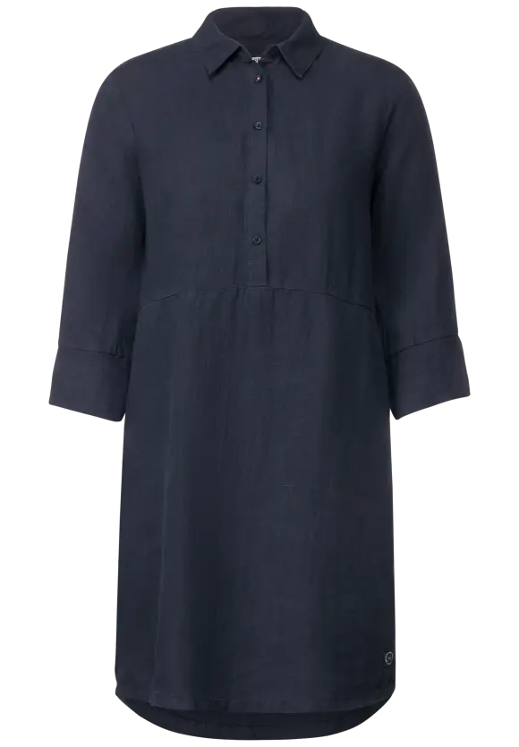 CECIL Leinenkleid mit Knopfleiste