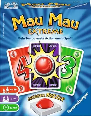 Mau Mau Extreme - Kartenspiel ab 6 Jahren