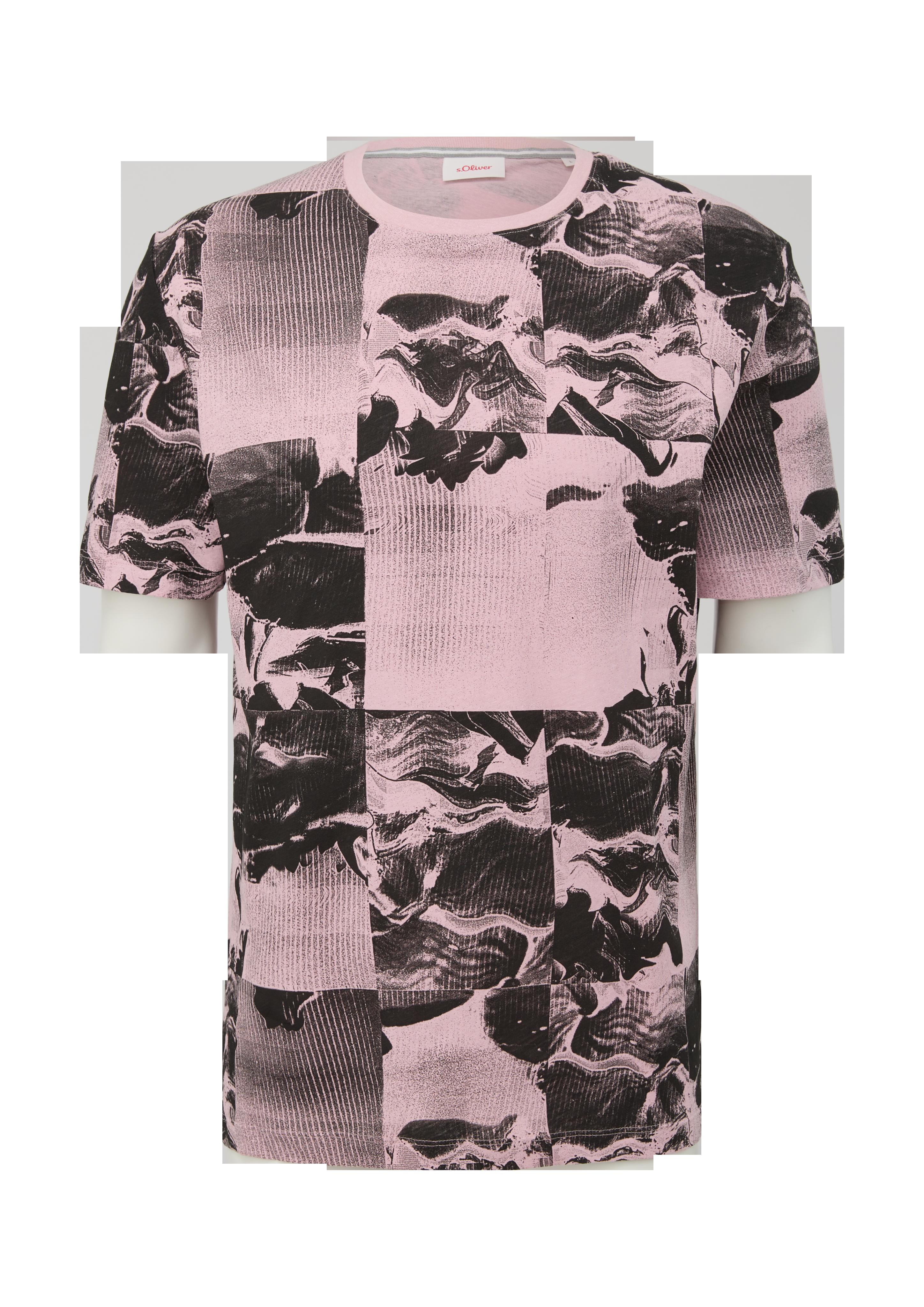 T-Shirt mit Alloverprint  2129839-41A9