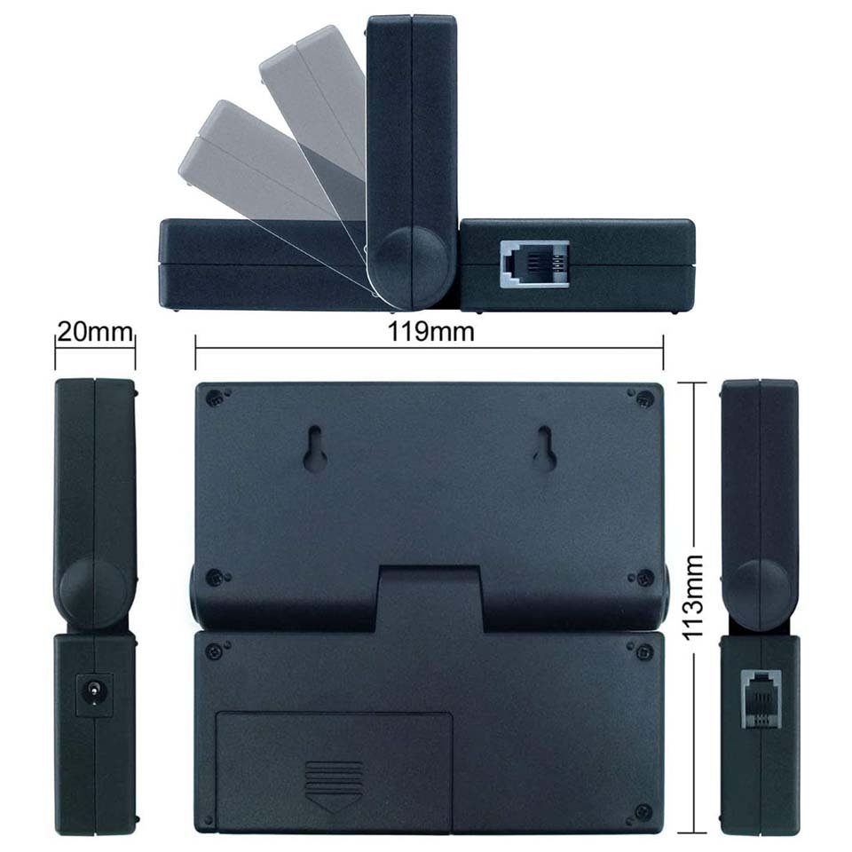 Dipse Feinwaage Paketwaage ACE 20/40 große Wiegefläche, externes Display, 1g-40kg, Abschaltbare Auto Off Funktion