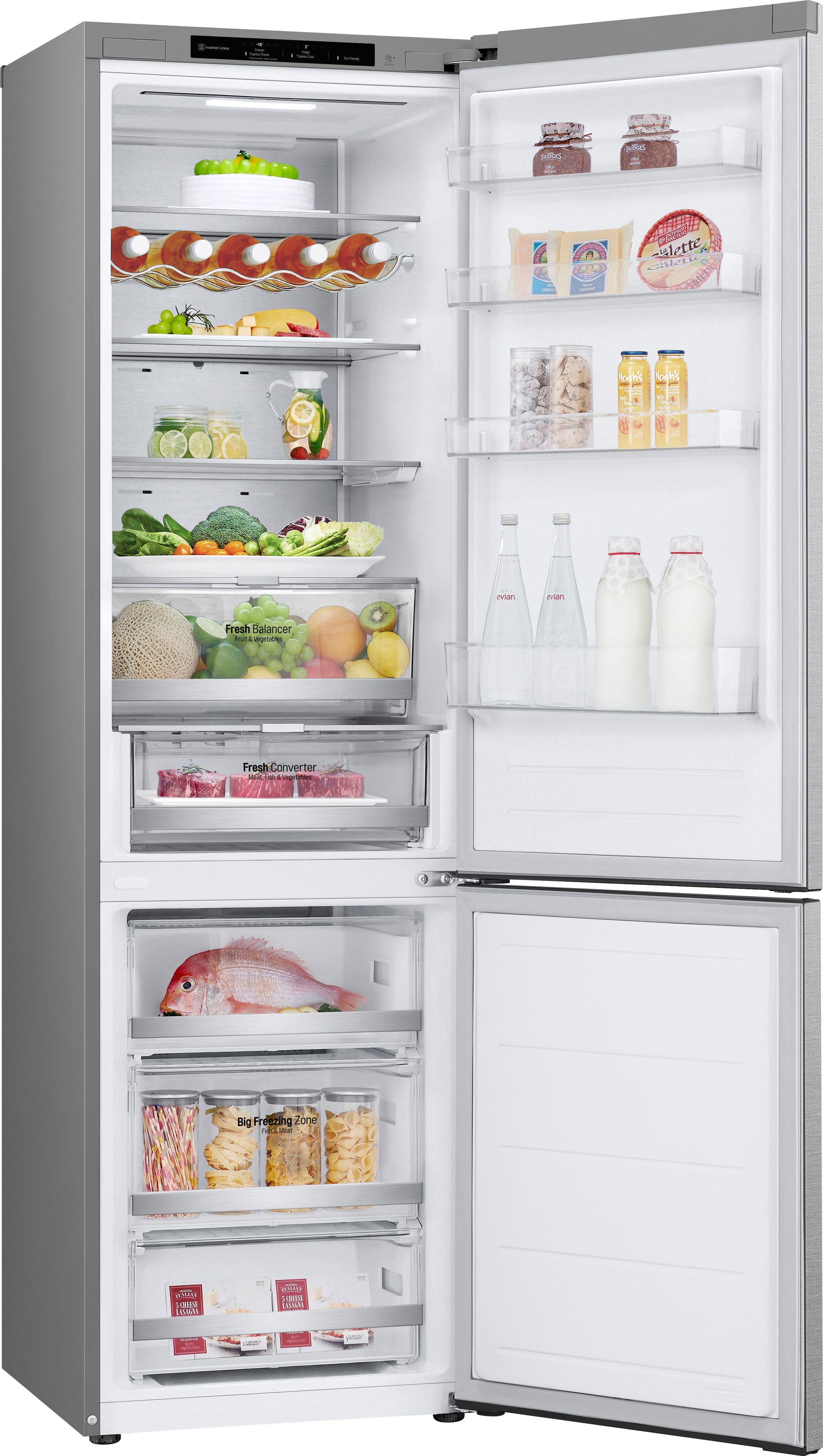 LG Kühl-/Gefrierkombination Serie 7 GBV7280CMB, 203 cm hoch, 59,5 cm breit
