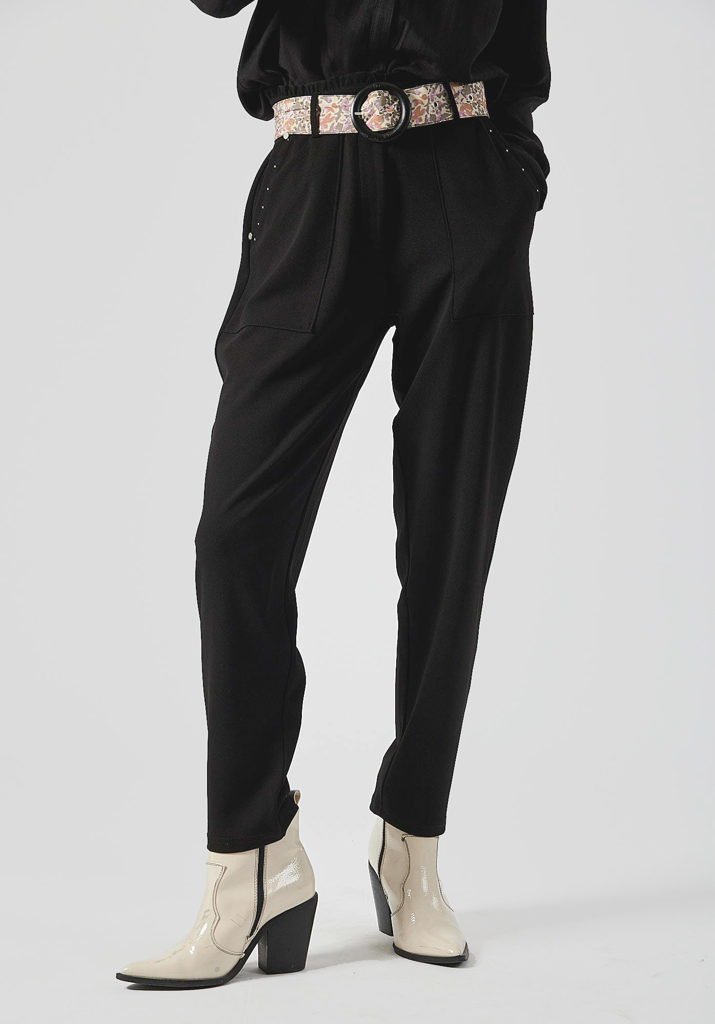 CLAY   Pantalon noir Femme