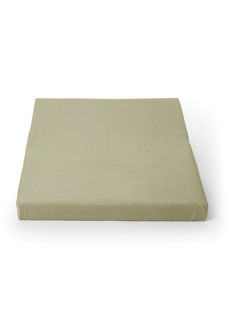 Yumeko Fitted sheet made of organic cotton satin 300TC, corner height 30 cm
