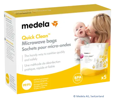MEDELA Quick Clean Beutel  5 St  Beutel