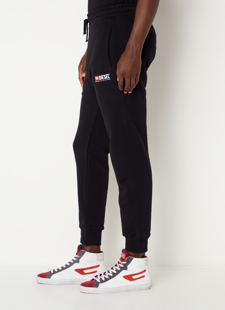 Pantaloni de trening Diesel P-Tary Tapered cu logo brodat