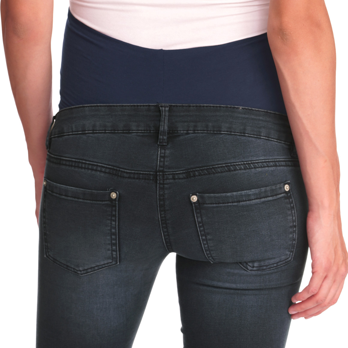 Damen Umstands-Jeggings in Dunkelblau