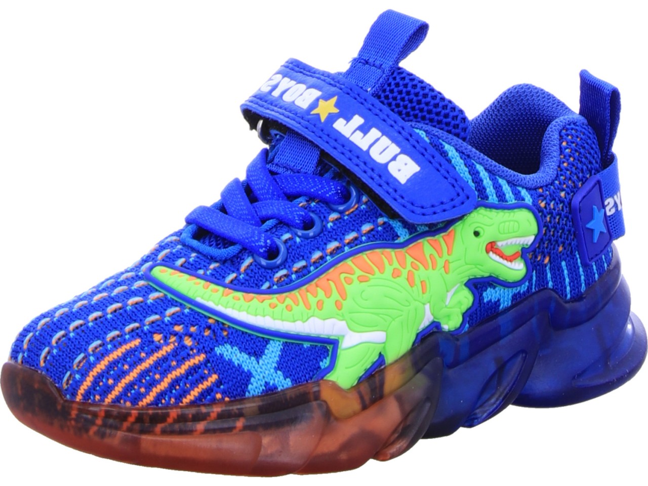 DIVERSE Jungen Sneaker blau T-Rex