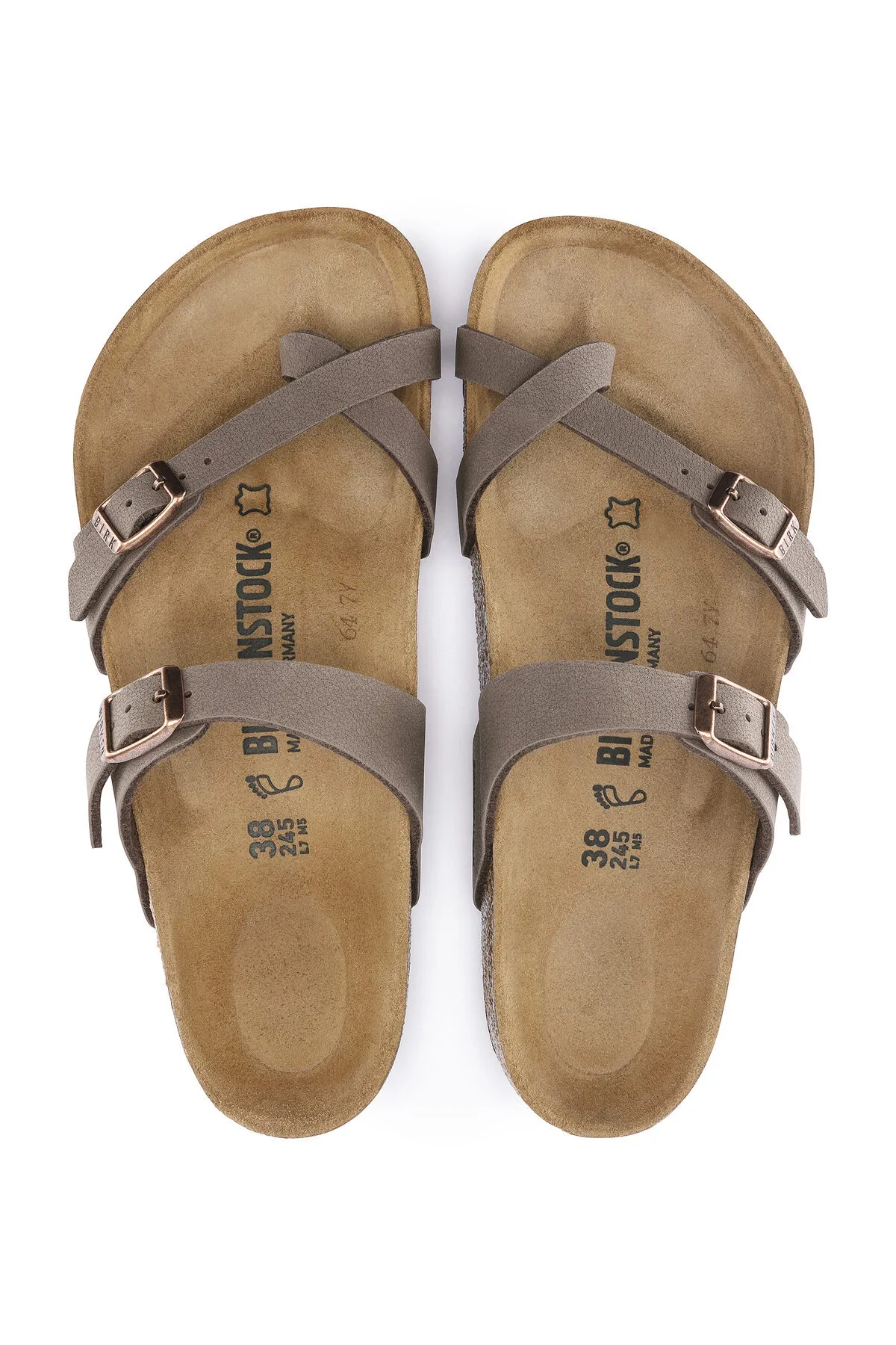 Birkenstock  Mayari Bf Damen-Hausschuhe in Braun