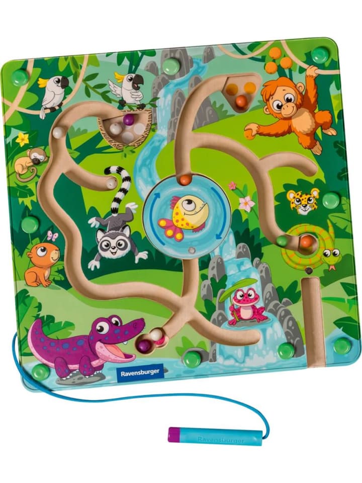 Ravensburger Magnetisches Holz-Labyrinth: Dschungel, ab 18 Monate günstig kaufen onesize