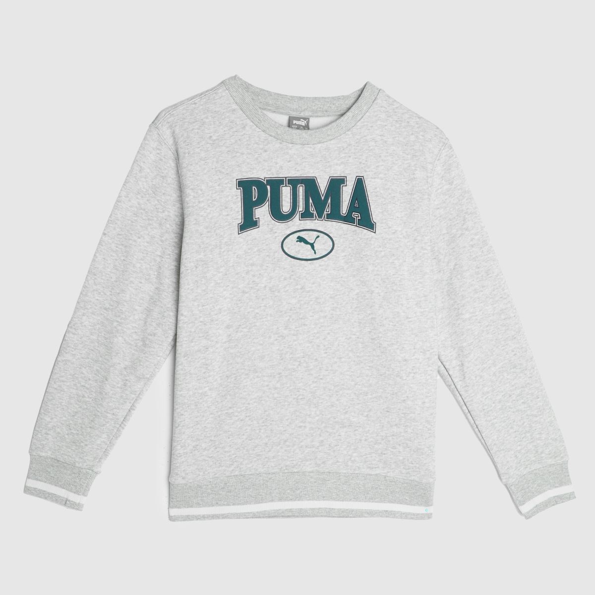 PUMA – Ljusgrå sweatshirt för barn