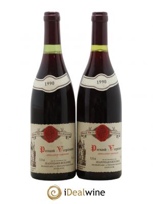 Pernand-Vergelesses Domaine Jeanniard Boudier 1990 - Lot de 2 Bouteilles