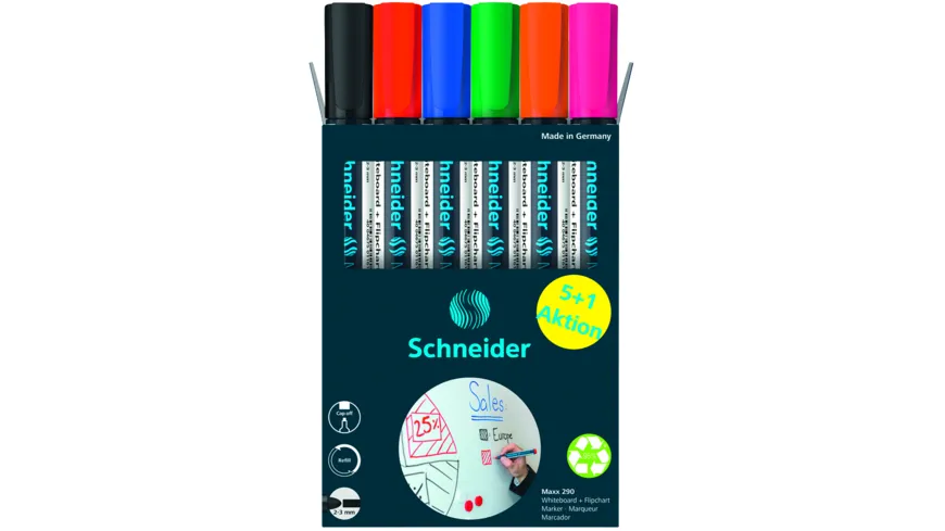 Schneider Board-Marker Maxx 290  6er Etui