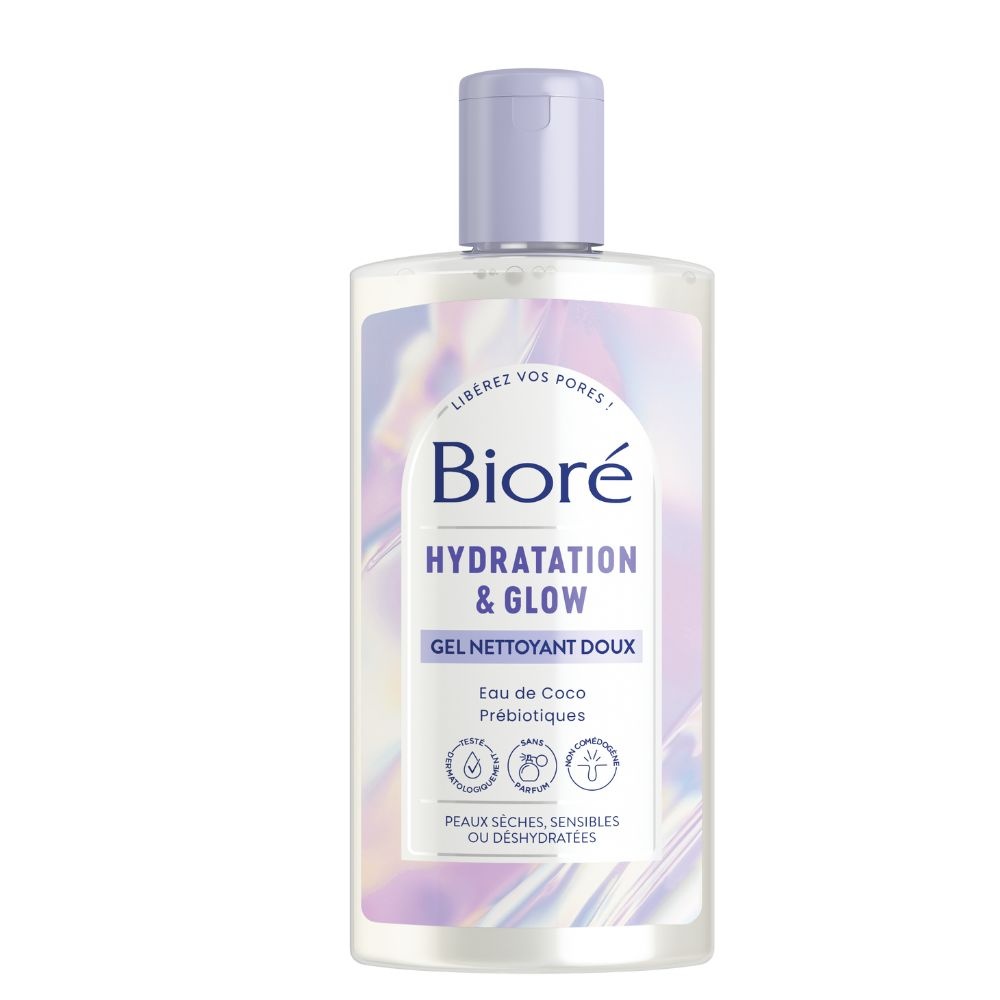 bioré Gel Nettoyant Doux Hydratation & Glow Gel nettoyant