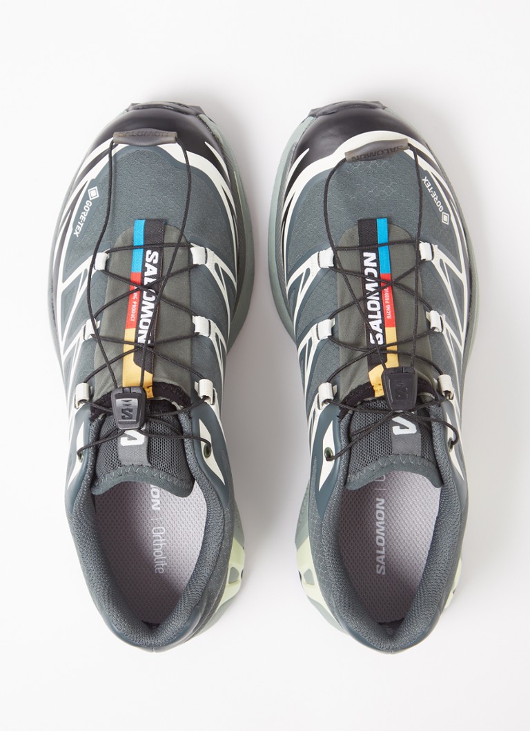 Salomon  XT-6 GTX sneaker met mesh details