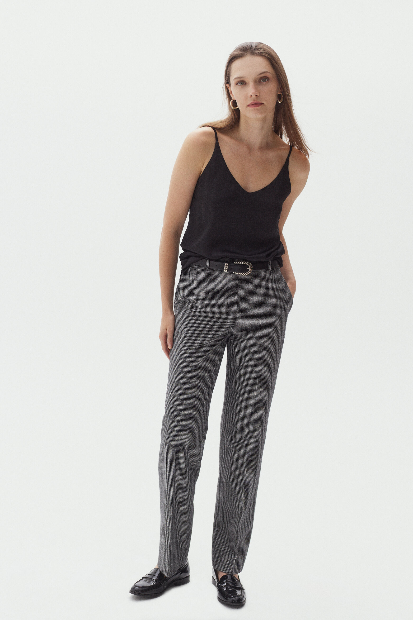 pantalon florin gris fonce femme