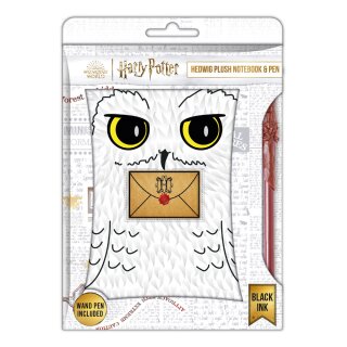 Harry Potter Plüsch-Notizbuchset Hedwig
