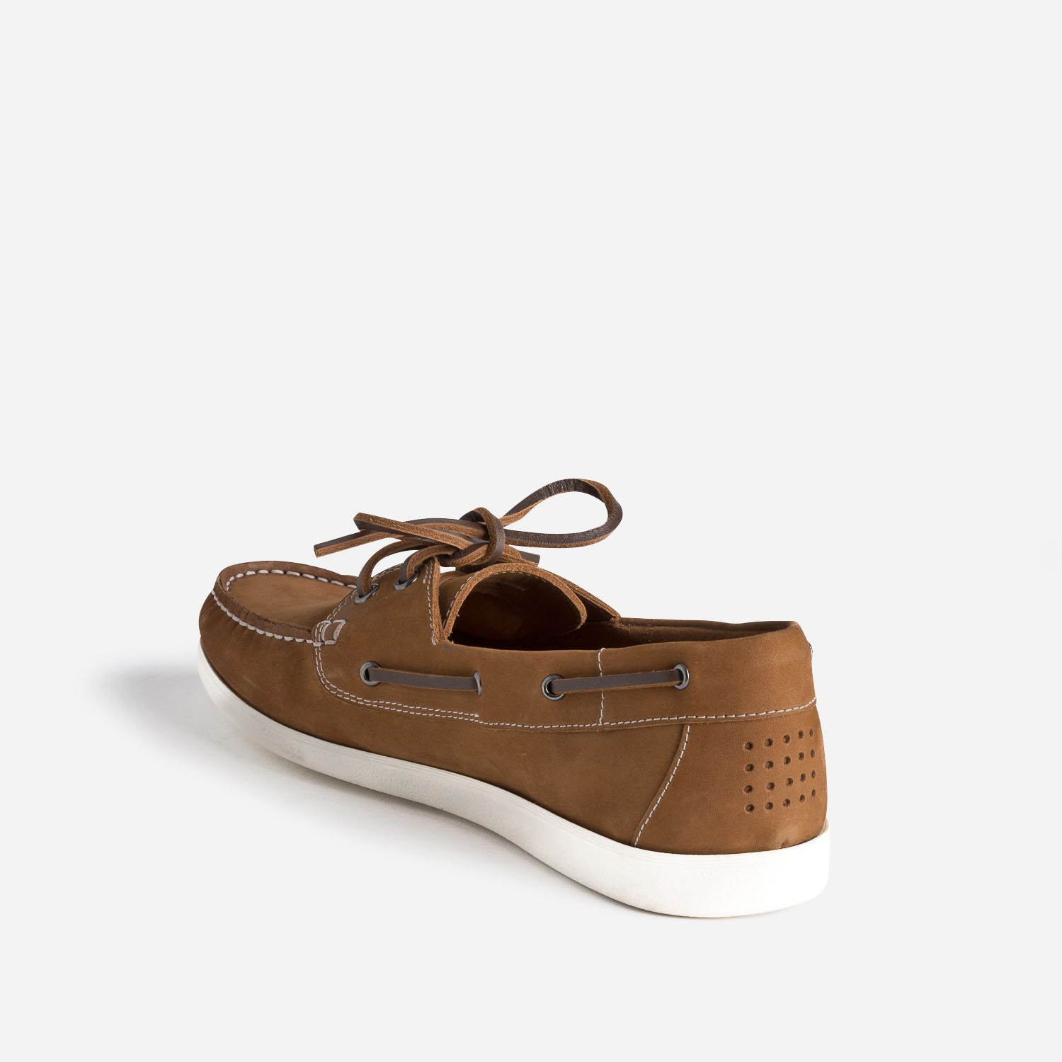 Chaussure-bateau TBS camel en cuir