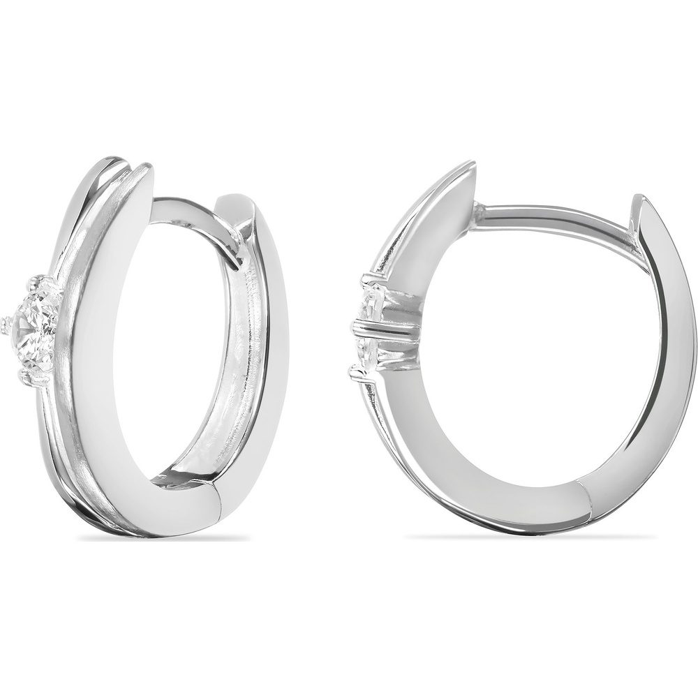 FAVS Créoles 925 Argent Boucles d'oreilles