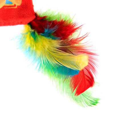 Katzenspielzeug Crinkle Crisps mit Federn