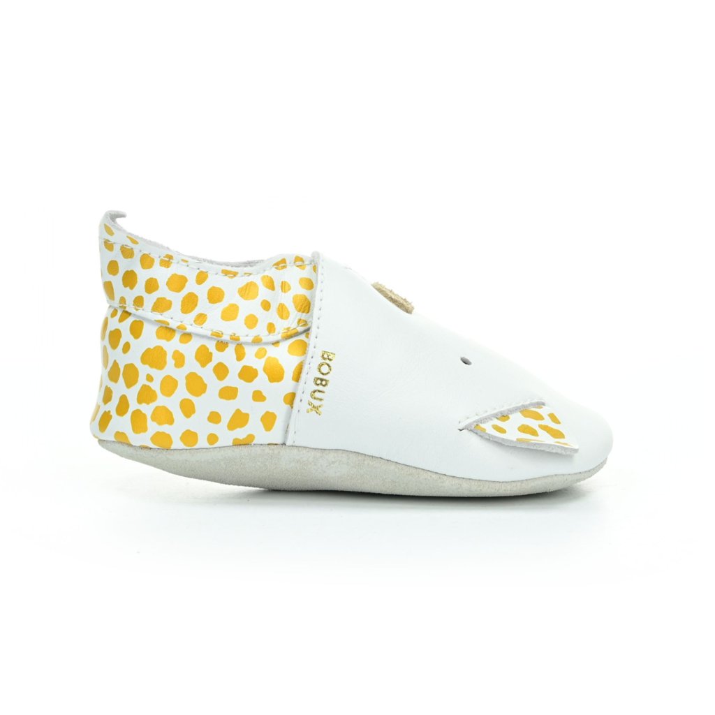 Bobux Dalmatin White (Soft Sole) Krabbelschuhe