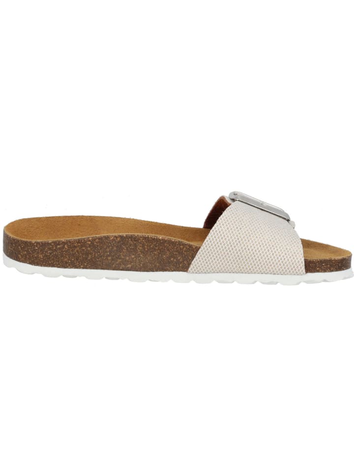 palado Pantoletten in beige glitzer günstig kaufen