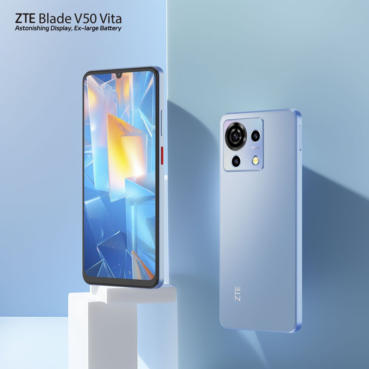 ZTE Blade V50 Vita Smartphone (17,14 cm/6,75 Zoll, 256 GB Speicherplatz, 50 MP Kamera)